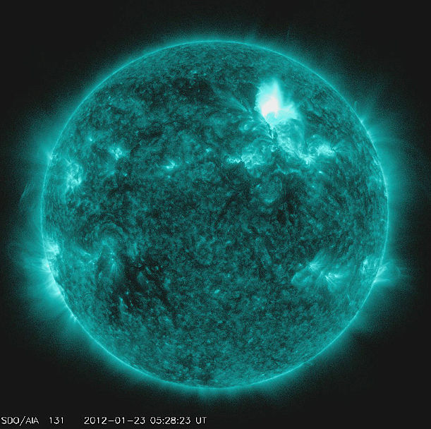 Solar Storm Alert Sun Releases Strongest Solar Flare in Almost Five