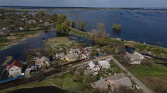 Recovery Efforts In Demydiv, The Ukrainian Village Flooded To Stave Off Russians