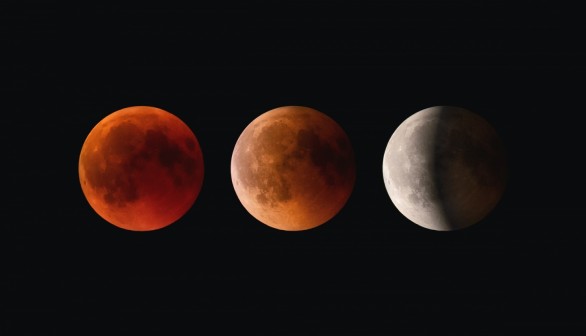 Eclipse During a Full Moon: Blood Moon (1920*1080)