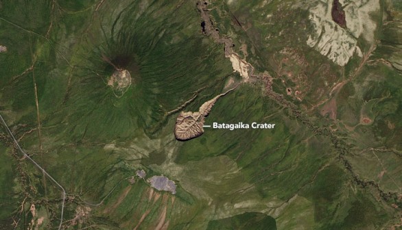 Wildfires Expand Batagay Ice Hole 