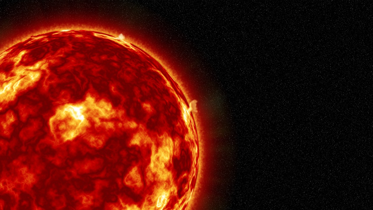 I brillamenti solari giganti sono 19 volte più grandi della Terra catturata in video