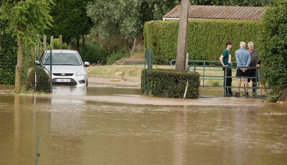 BELGIUM BAD WEATHER RAINFALL FLOODS