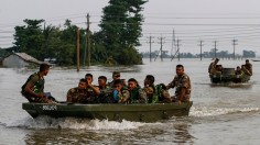 BANGLADESH-FLOOD-WEATHER