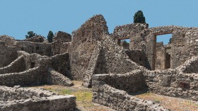 Ruins in Pompeii, Italy
