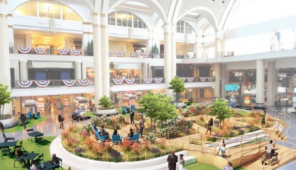 Indoor Park Underway at Tower City Center, Downtown Cleveland