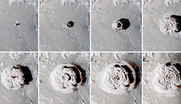 Tonga Volcanic Eruption Assists Scientists in Climate Change Prediction