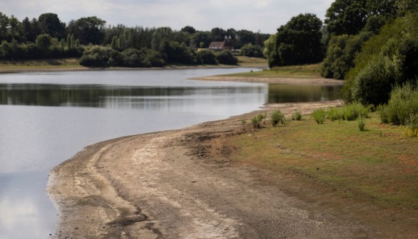 Water Levels At Kent's Bewl Water Reservoir