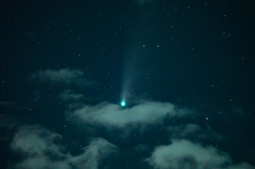 Green meteors
