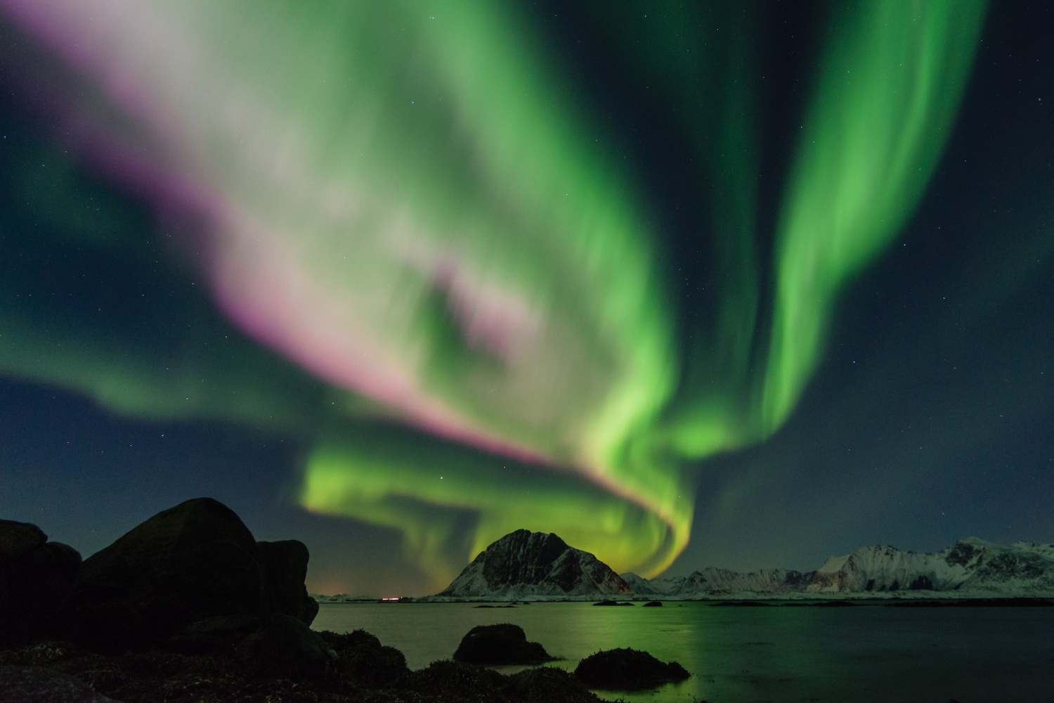 The northern lights, Aurora Borealis, are expected to color the night skies of the Northe...