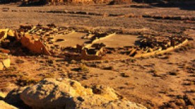 Sites like Pueblo Bonito in northern New Mexico reached their maximum size in the early A.D. 1100s, just before a major drought began to decrease birth rates throughout the Southwest. 