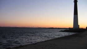 Barnegat lighthouse in New Jersey