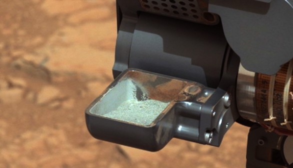 Curiosity first sample