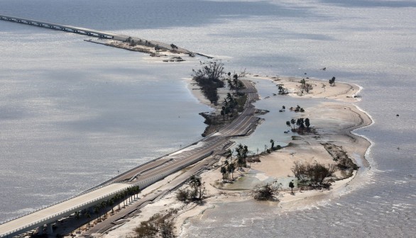 Devastating Force of Hurricane Ian Leaves Sanibel Island With Flooded Streets and Torn Down Houses — Florida