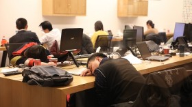 https://www.gettyimages.com/detail/news-photo/people-sleep-on-desks-at-start-up-incubator-soho3q-in-news-photo/904268116?phrase=sleeping%20at%20desk&adppopup=true