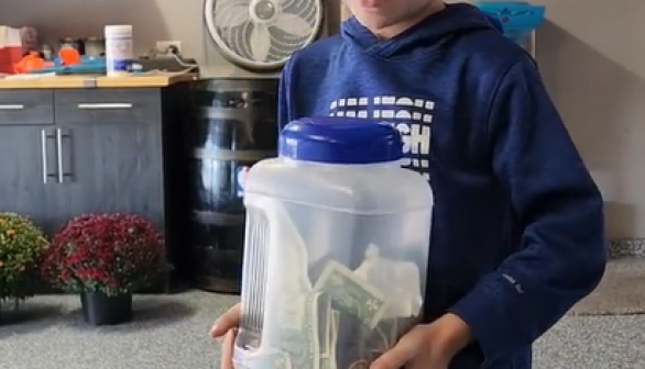 7-year-old gifts entire life savings to help hurricane victims