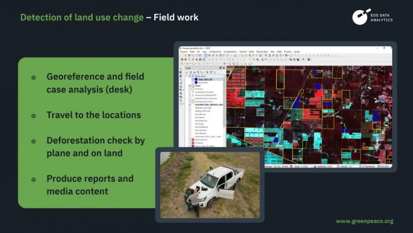 Greenpeace Global Mapping Hub has been using EOSDA LandViewer for about three years. Image: EOS Data Analytics