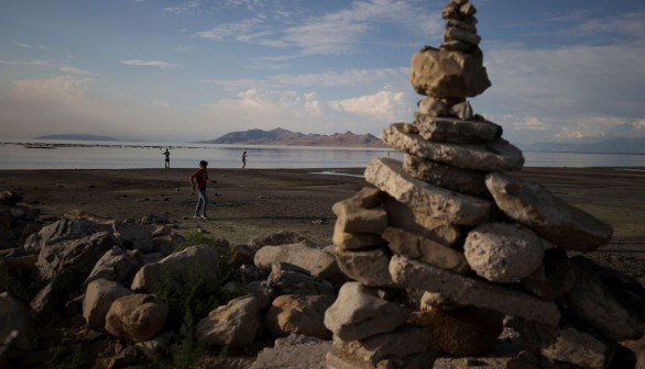Drought Pushes Great Salt Lake To Lowest Levels On Record