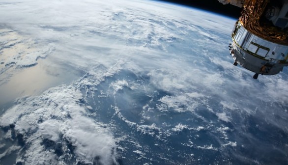 Ocean clouds seen from space