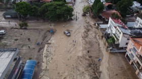 Extreme Landslide of Mud and Water in Venezuela Streets Kills Three