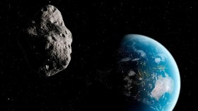 Asteroid strike on Earth