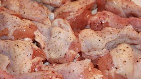 Raw chicken