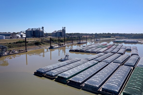 Mississippi River on October 20, 2022 