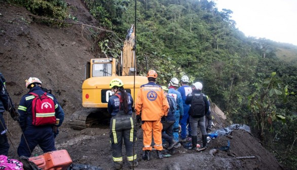 Colombia mountain landslide