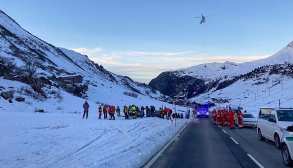 December 25, 2022 in an avalanche in Austria, in the Vorarlberg region, police said