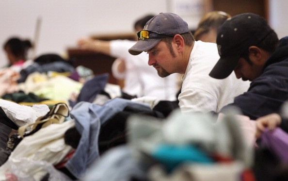 Low-Income Shoppers Crowd Thrift Stores On Black Friday