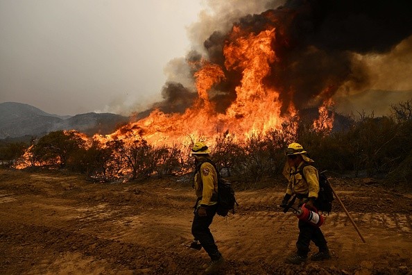 Fairview Fire near Hemet, California, on September 8, 2022.