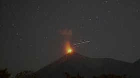 Fuego: Volcanic Lightning Crackles During Mountain Tour in Guatemala
