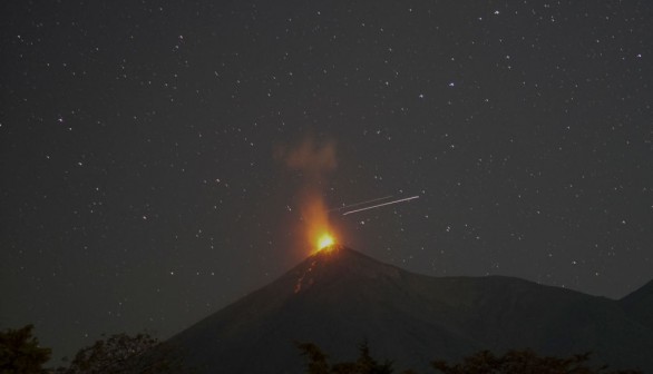 Fuego: Volcanic Lightning Crackles During Mountain Tour in Guatemala