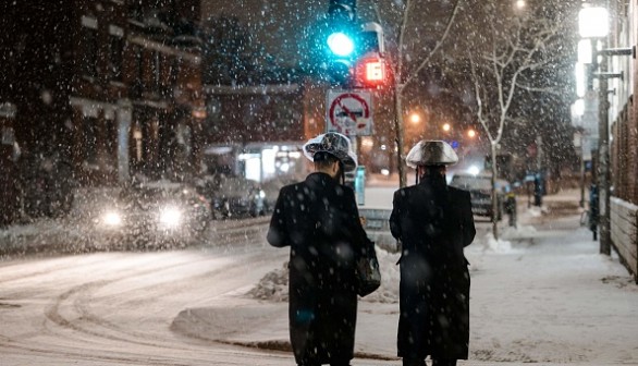 CANADA-WEATHER-SNOW-HOLIDAY-TRAVEL