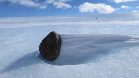 Cosmic Cannonball Meteorite at 17 Pounds Found in Antarctica After Thousands of Years in Blue Ice