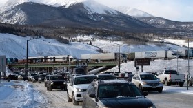 Highway 9 in Silverthorne, Colorado on December 22, 2022. US Snowstorm Latest Forecast: Heavy Snow, Cold Temperatures to Unload in Colorado, Michigan, Midwest This Week