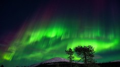Kellostapuli Fell in Kolari, Finnish Lapland, early on January 15, 2022.  Weather	Northern Lights Unfold in Skies of Canada, Northern United States