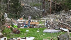 March 26, 2021 in Ohatchee, Alabama. Isolated Tornadoes, Destructive Winds Possible in Parts  of South This Week, Forecast Warns