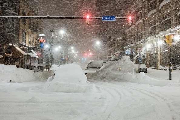 Buffalo, New York, on December 26, 2022. 	Heaviest Snowfall to Unfold in New York as Northeast Suffers from Winter Storms