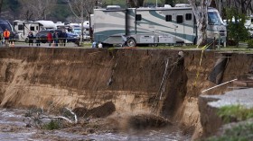Castaic, California, on February 25, 2023. The last week of February became troublesome for Southern Californian residents after winter storms unloaded heavy rain and snow that caused flooding and power outages.