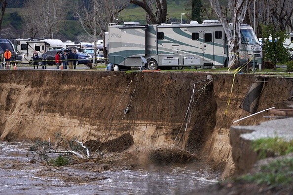 Castaic, California, on February 25, 2023. The last week of February became troublesome for Southern Californian residents after winter storms unloaded heavy rain and snow that caused flooding and power outages.