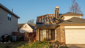 March 22, 2022 in Round Rock, Texas.The latest weather forecasts said tornadoes emerged in parts of the South-Central United States, especially in Texas, Kansas and Oklahoma. Power outages and 12 injuries were reported.