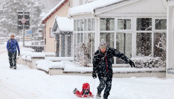 Met Office Issue Yellow Warnings For Snow Across The UK