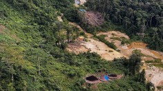 BRAZIL-AMAZON-ENVIRONMENT-MINING-DEFORESTATION-OPERATION