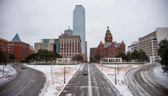 Large Winter Storm Brings Ice And Snow To Large Swath Of Southern States Up Through Northeast