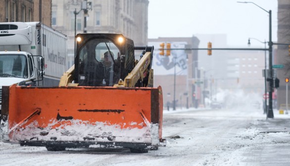  Detroit, United States. Weather forecasts monitored the possibility of developing snowstorms in the Northeastern United States in the coming week.