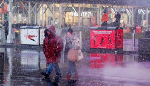 Winter Storm Warning in Effect Over New York, New Jersey as 12-Inch Snow with Rough Weather Expected