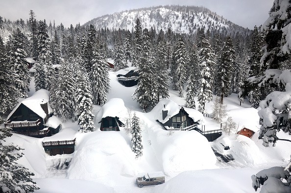 March 12, 2023 in Mammoth Lakes, California. After back-to-back storms and winter storms in parts of California, a short break from severe weather is expected this week.
