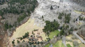 landslide in Oso, Washington, March 22, 2014