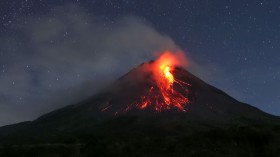 Mount Merapi Volcano Eruption