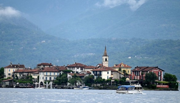 Lake Maggiore, North Italy on May 24, 2023